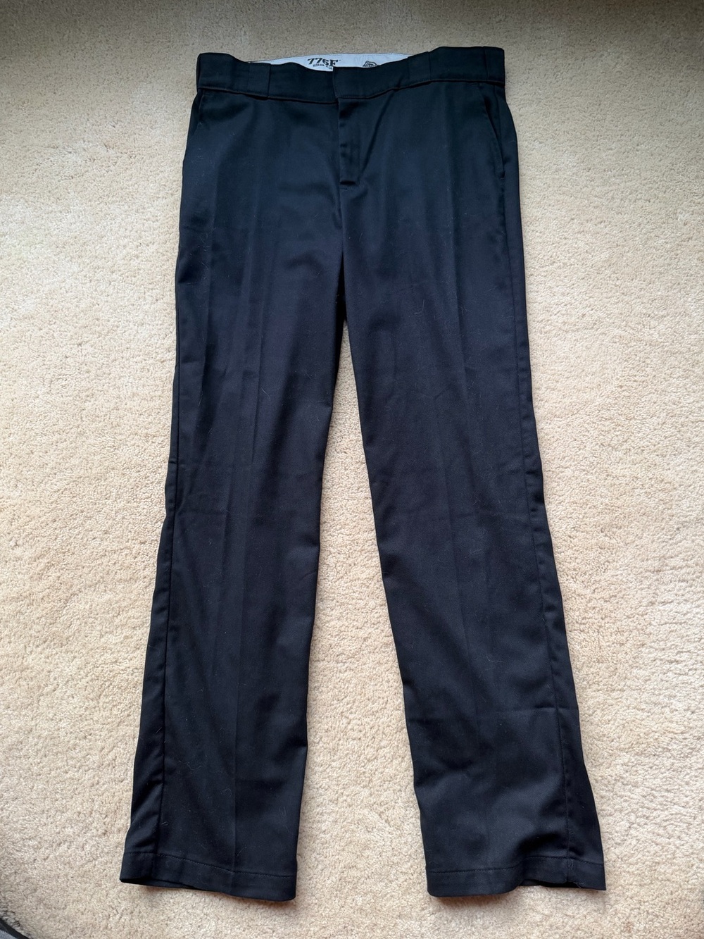 Dickies Women’s Black Slim Fit 776F Flex Straight Leg Work Pant - Size 14 - EUC